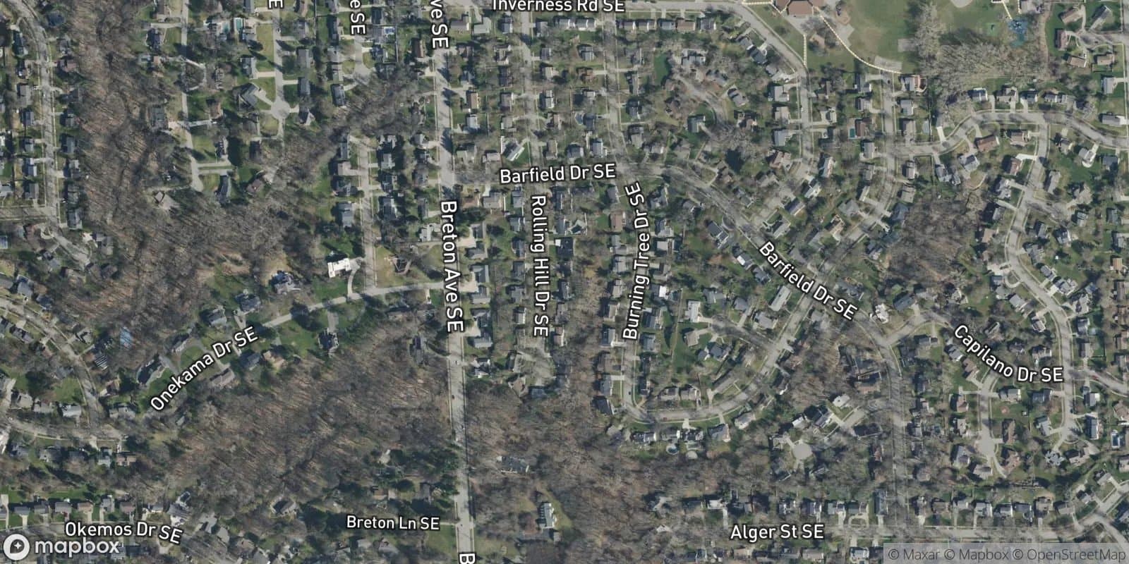 Ridgemoor Country Club Estates — satellite view