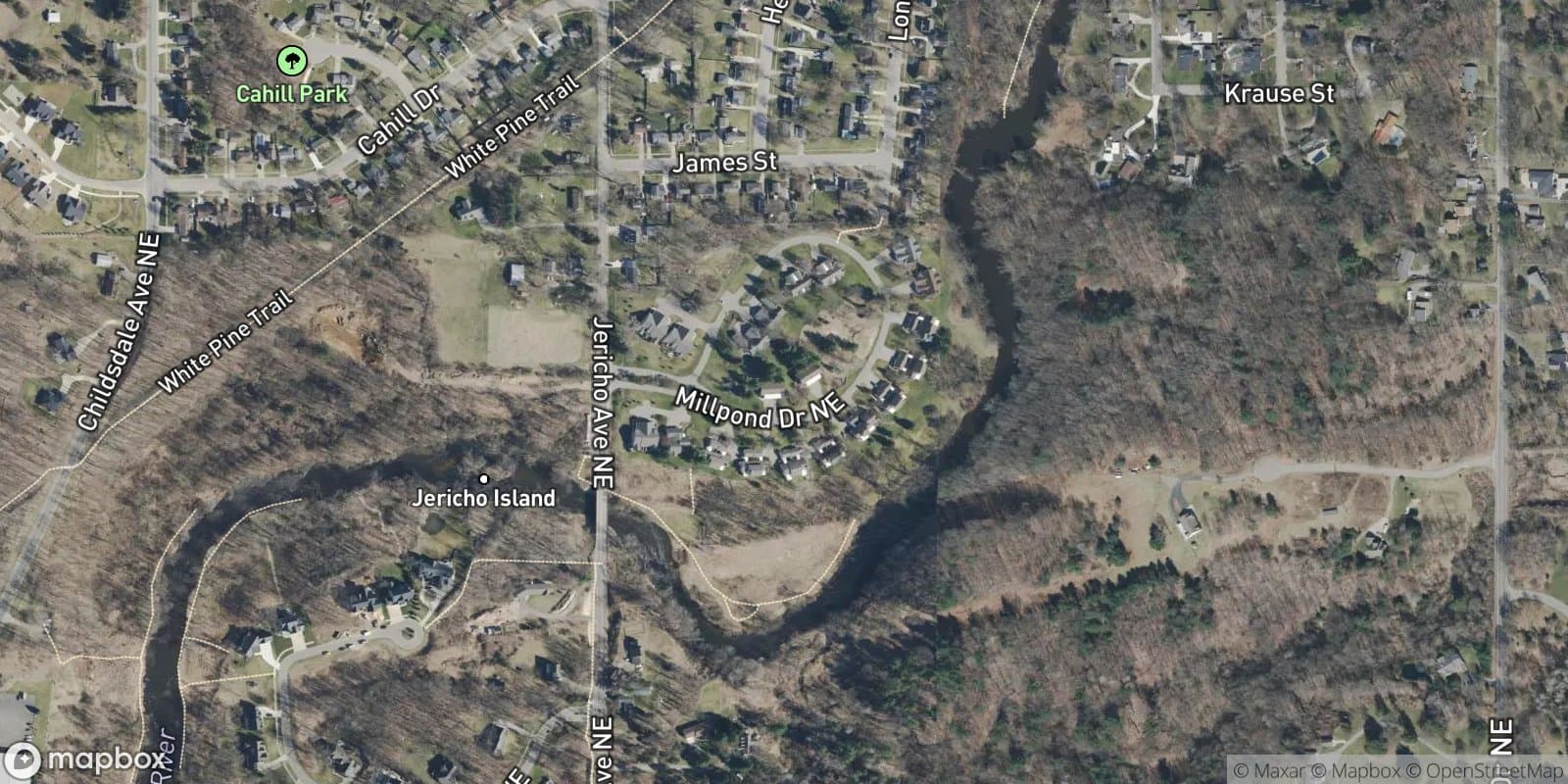 Olde Millpond — satellite view