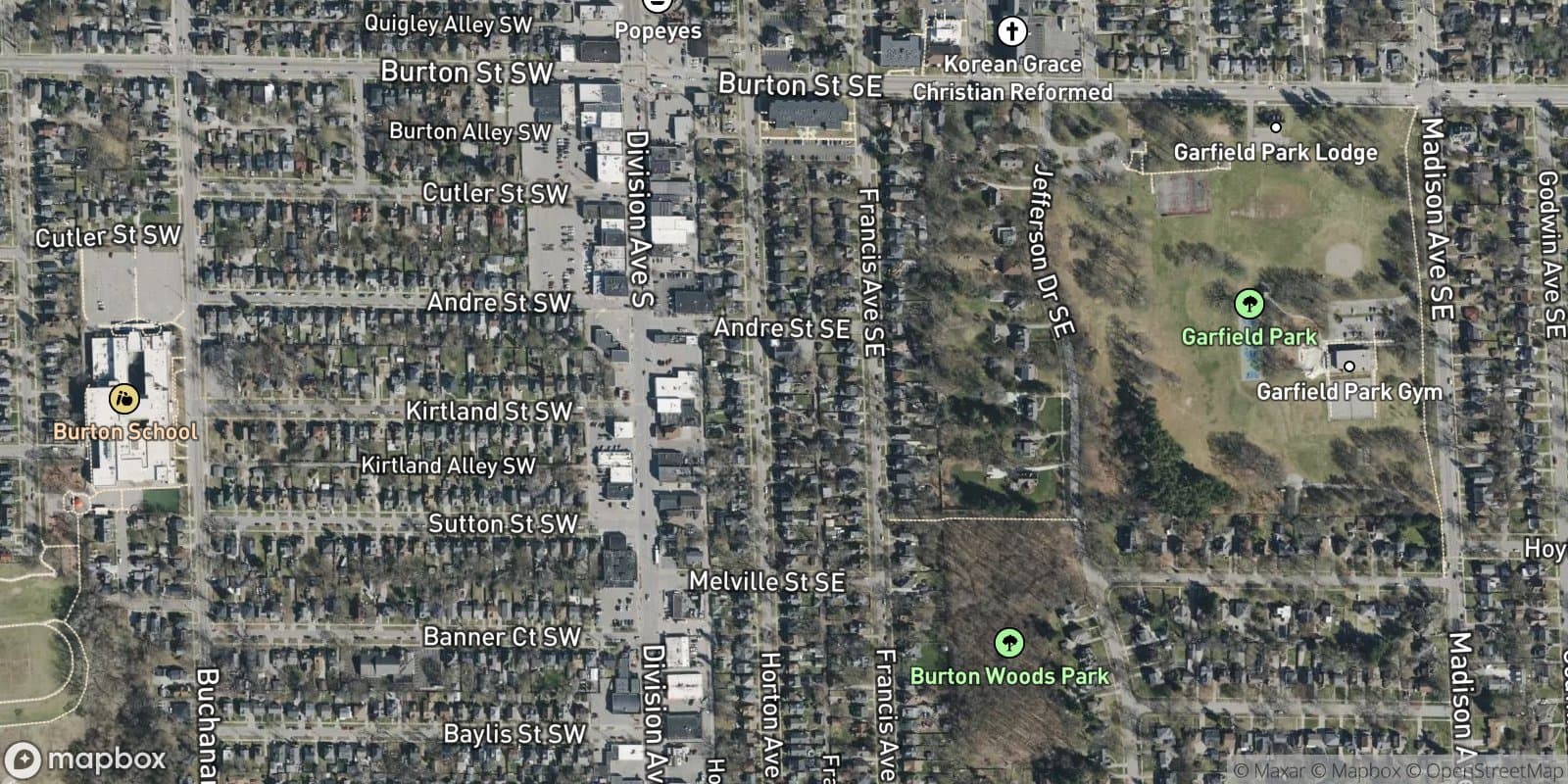 Kenwood Addition — satellite view