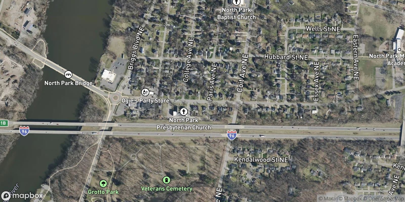 North Park Place Add. No. 2 — satellite view