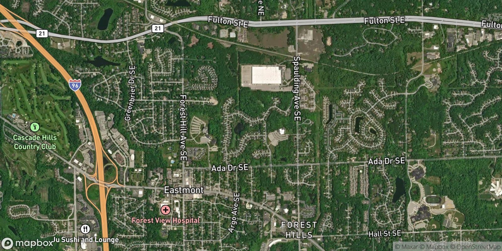 West Village — satellite view