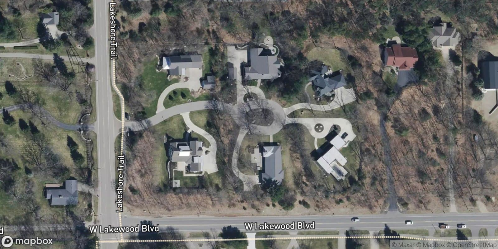 Lakeshore Crossing — satellite view