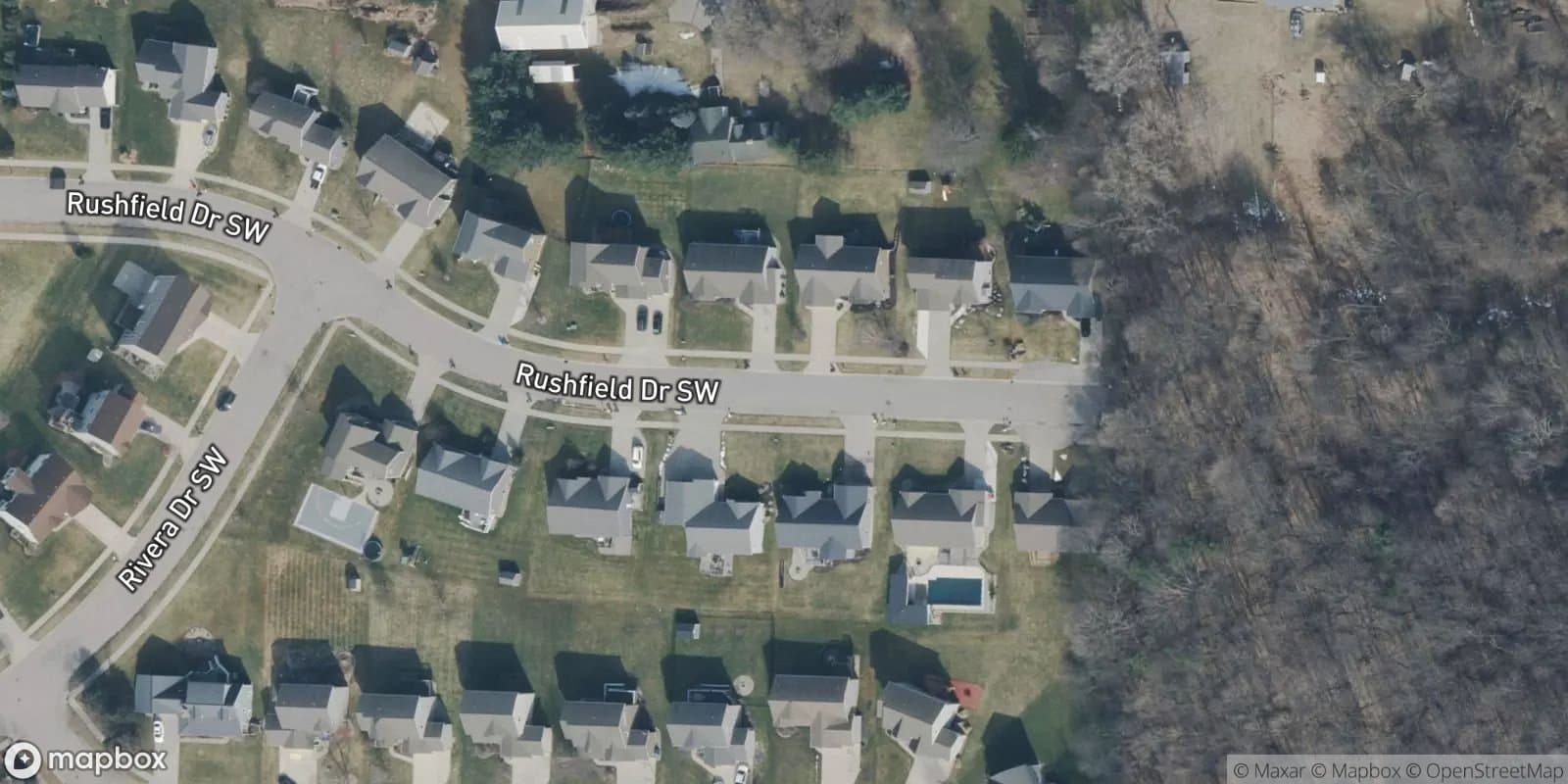 Rivertown Run No.2 — satellite view