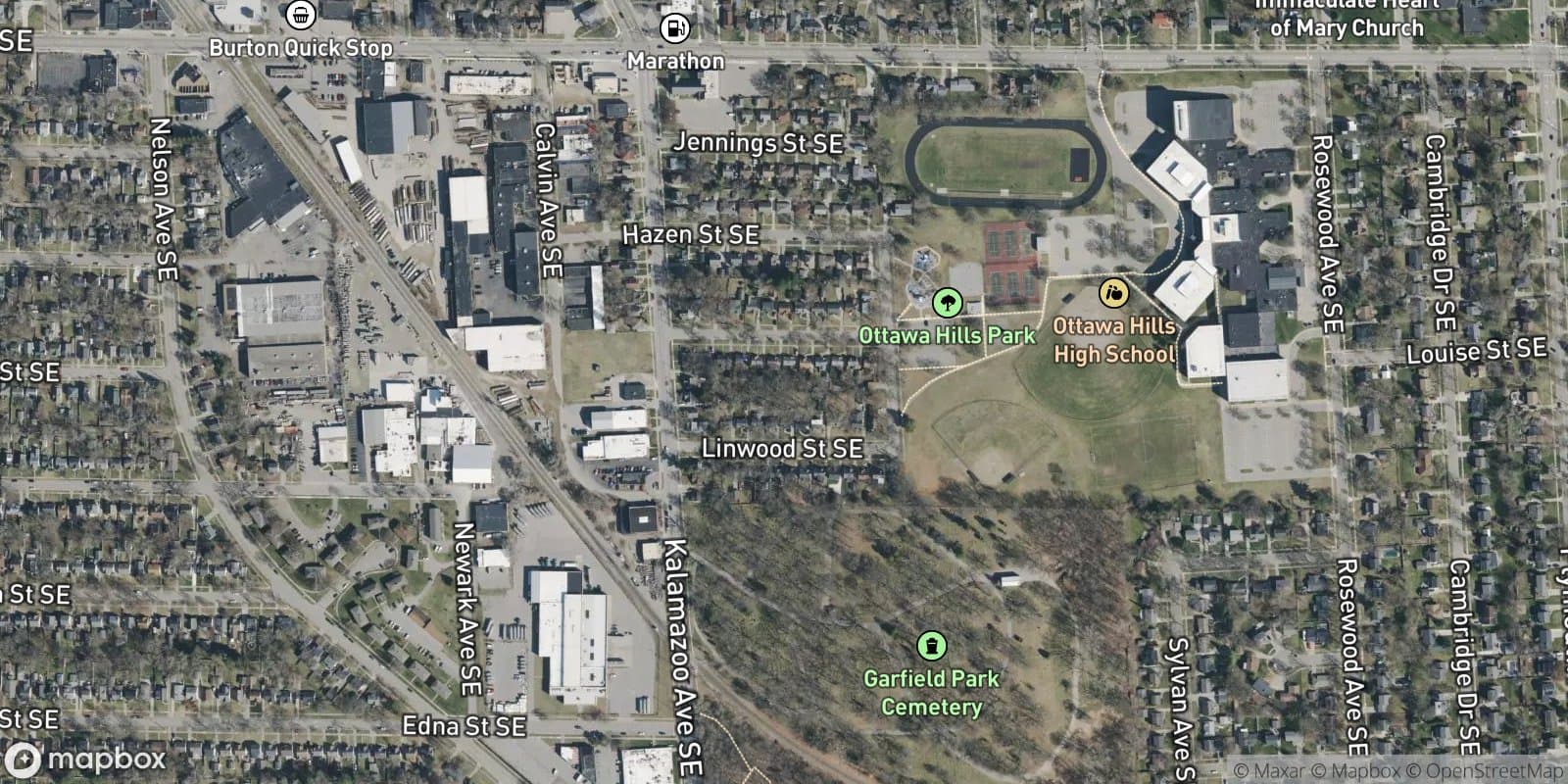 Oakwood Terrace — satellite view