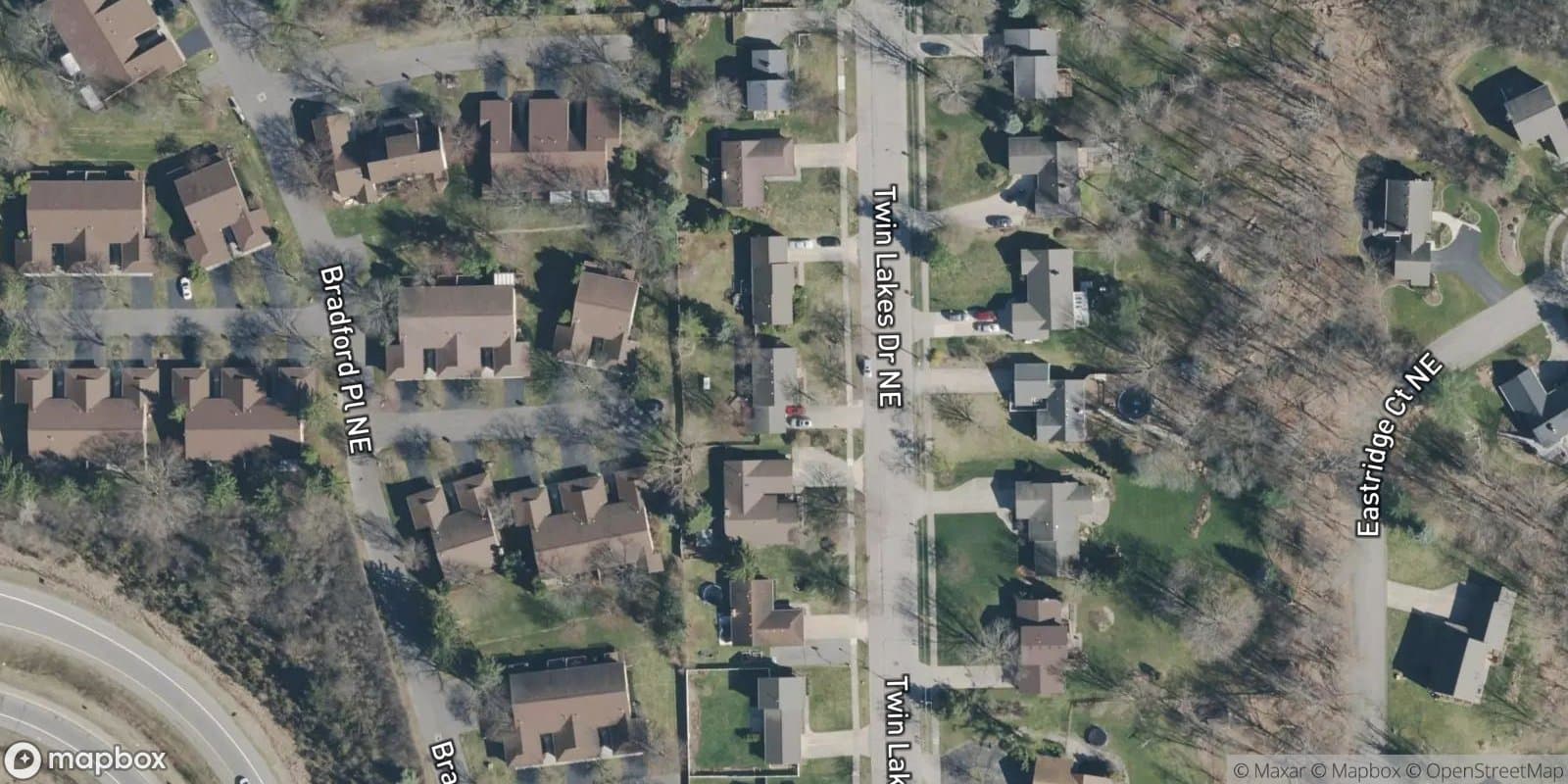 Twin Lakes West — satellite view