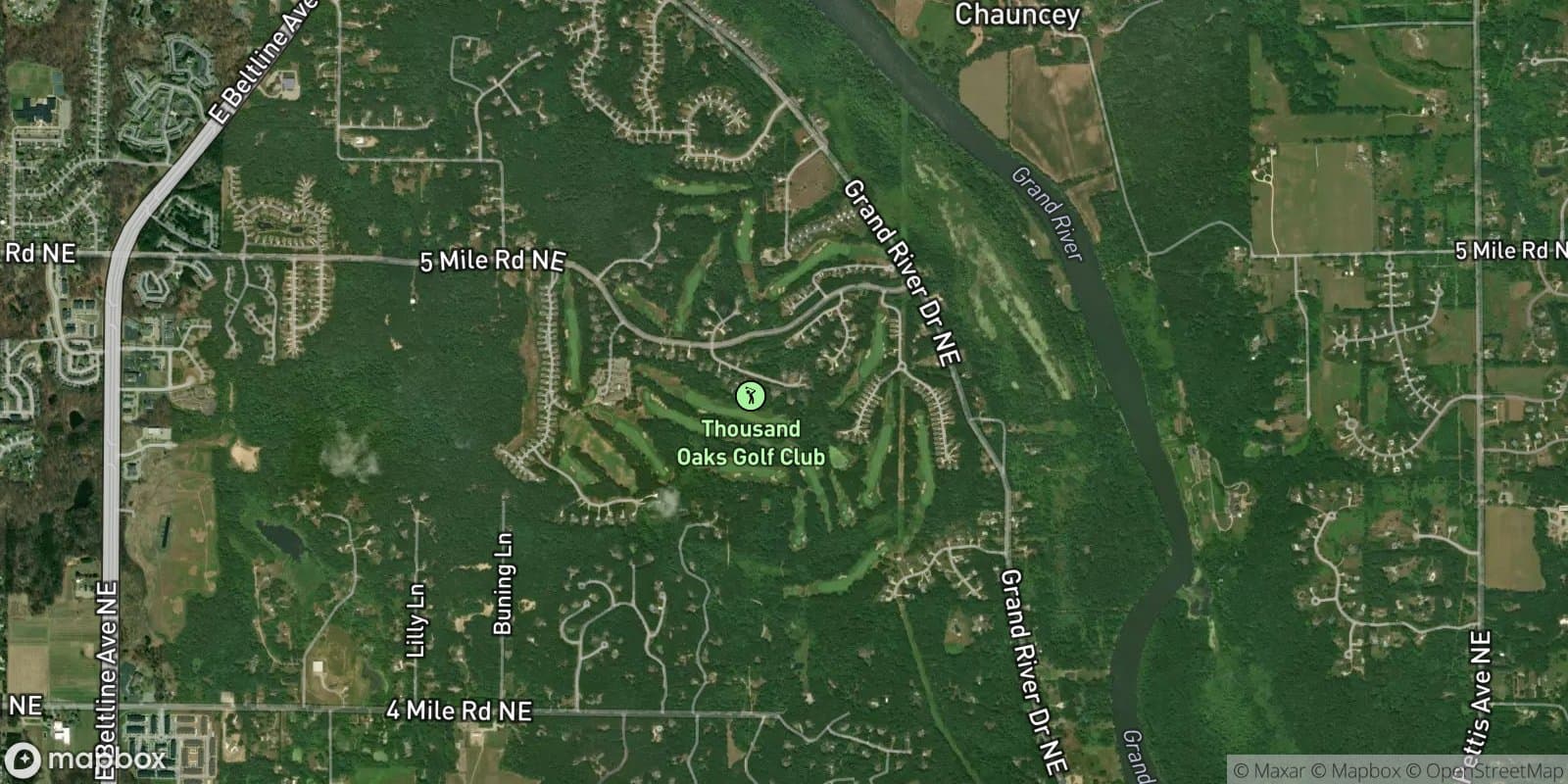 Thousand Oaks — satellite view