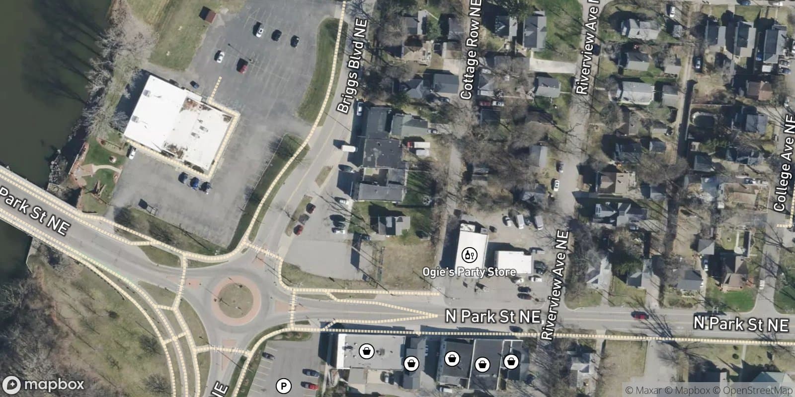 North Park Place Add., Amended Plat of Lots 40 Through 46 Inclusive and Adjacent Vacated Terrace Walk — satellite view