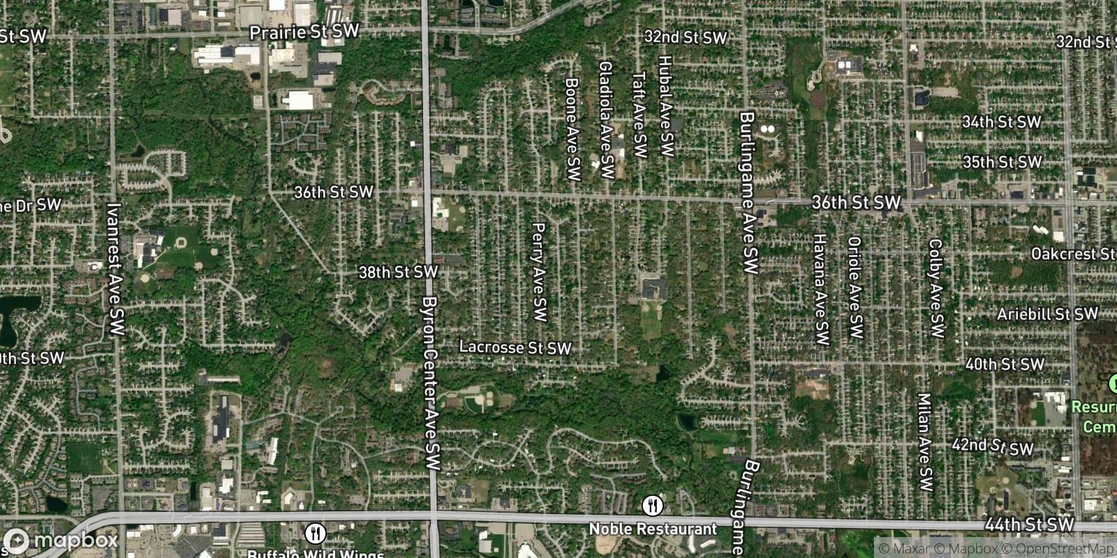 Broad Acres — satellite view
