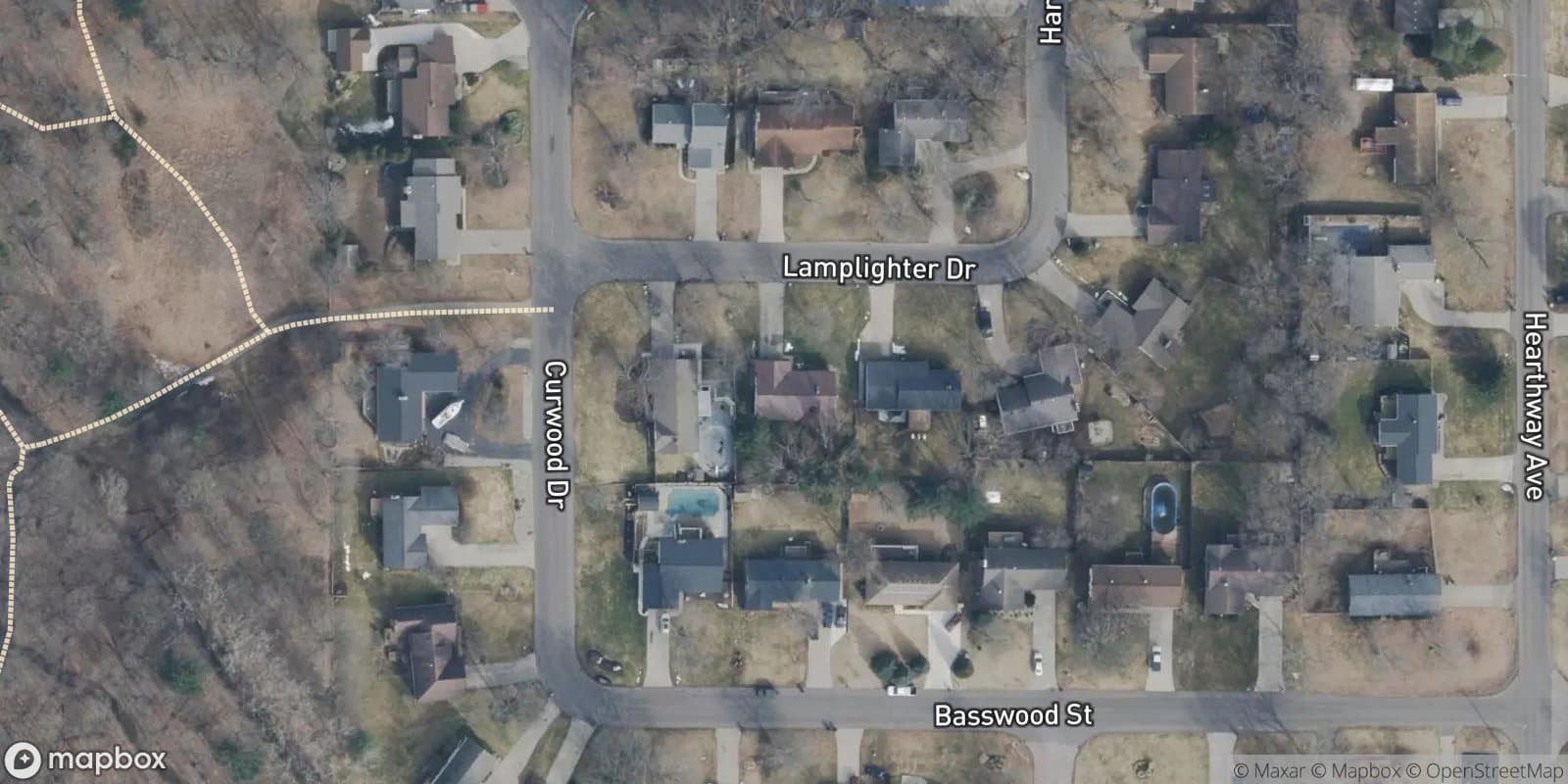 Lamplighter Hills Estates — satellite view