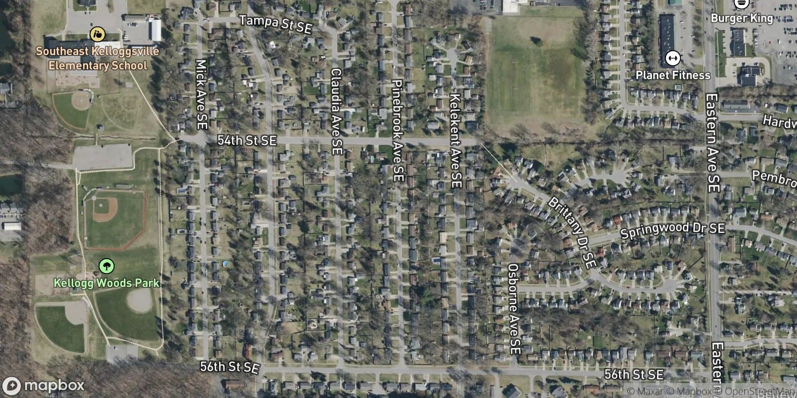 Pine Creek Estates — satellite view