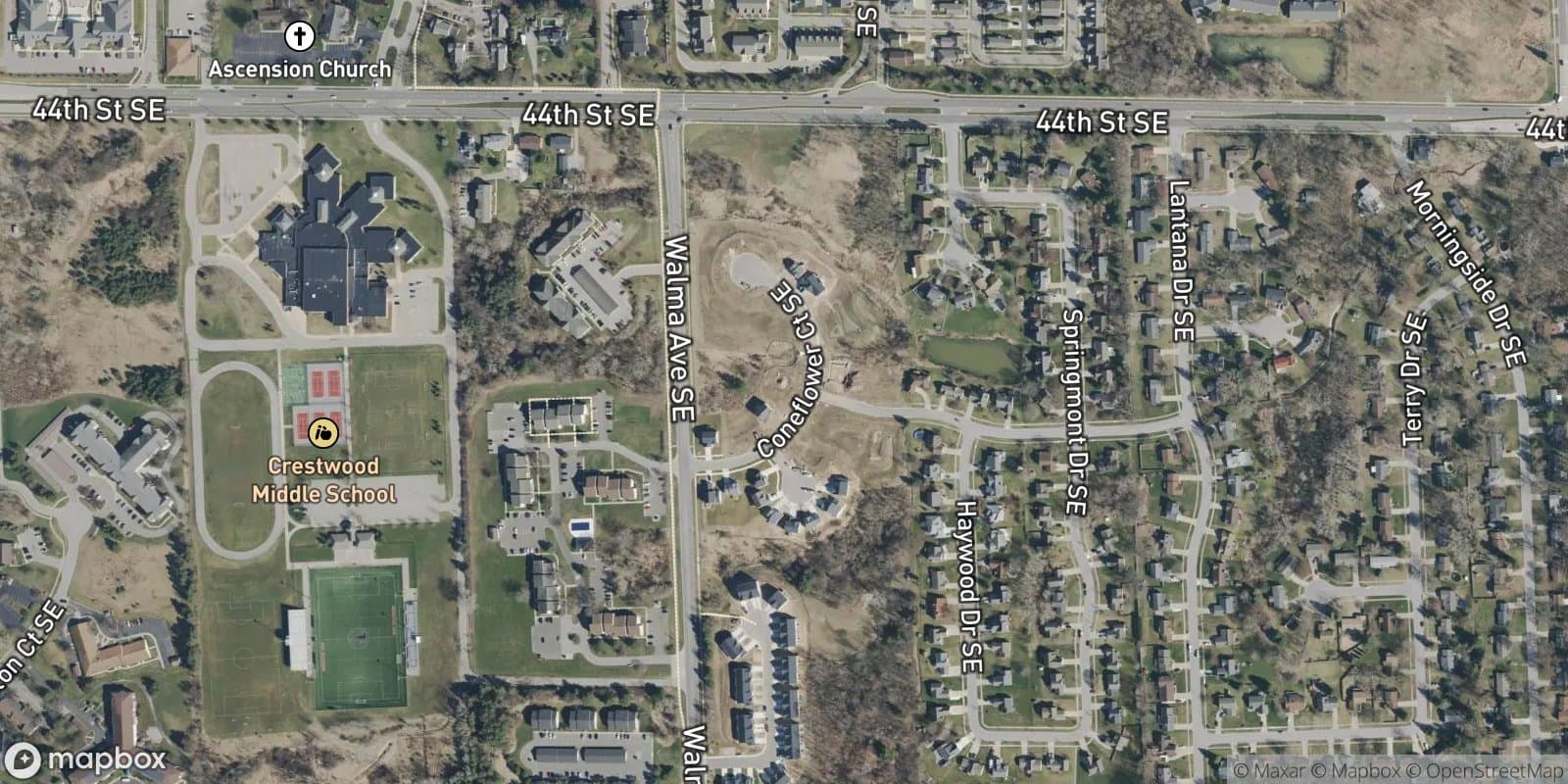 Wildflower Estates — satellite view