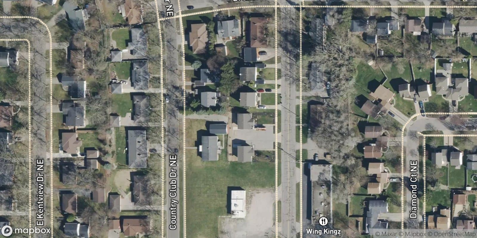 Kent Country Club No. 1 — satellite view