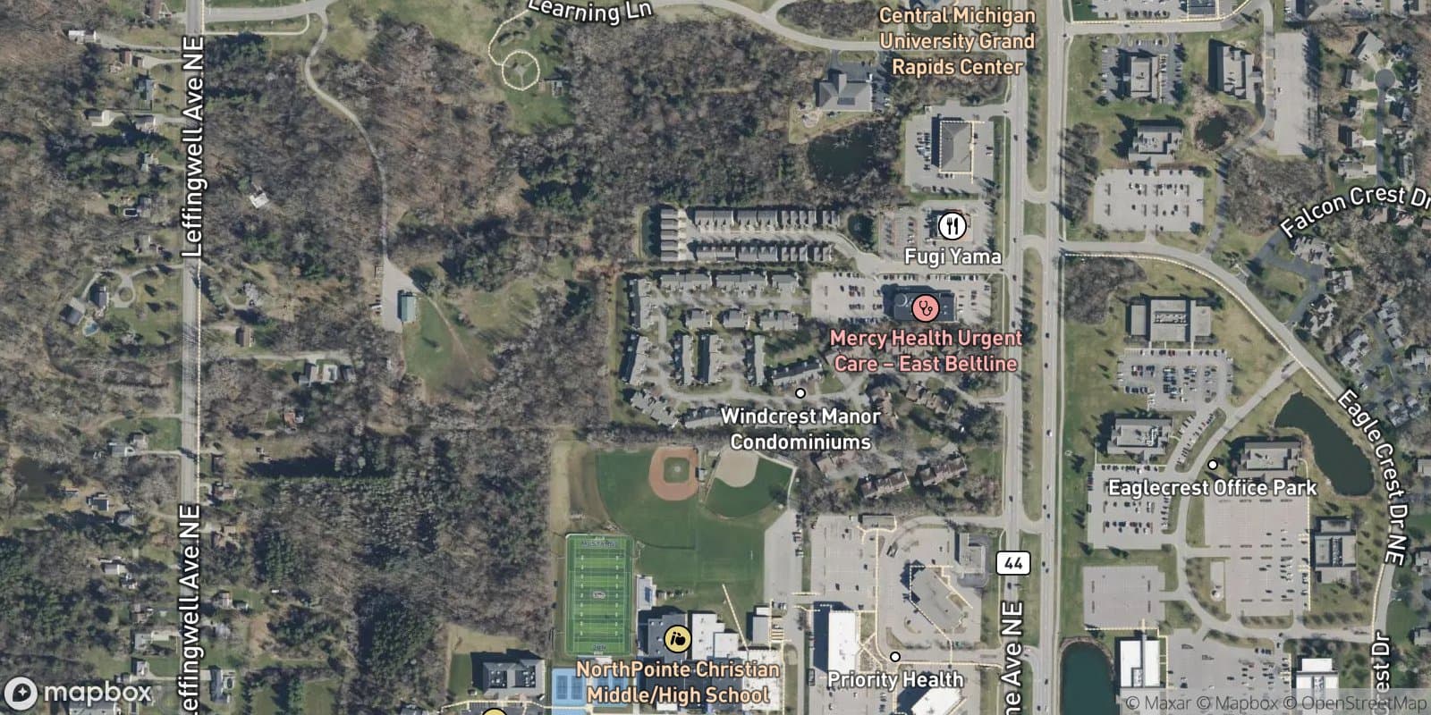 Windcrest Condominiums — satellite view
