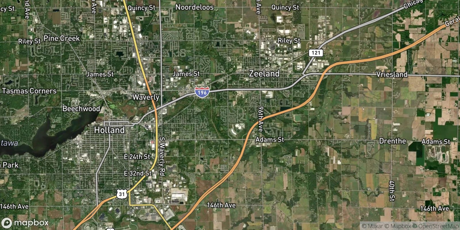 Steaders Borough Area — satellite view