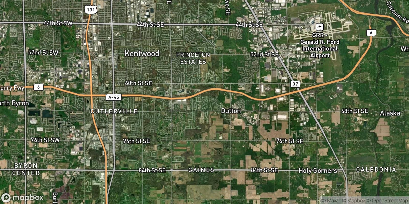 68th St & 60th St Area — satellite view