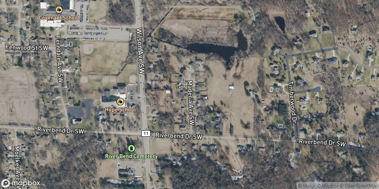 D & B Plat — satellite view