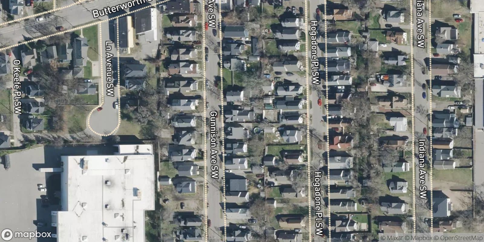 Gunnisons Place — satellite view