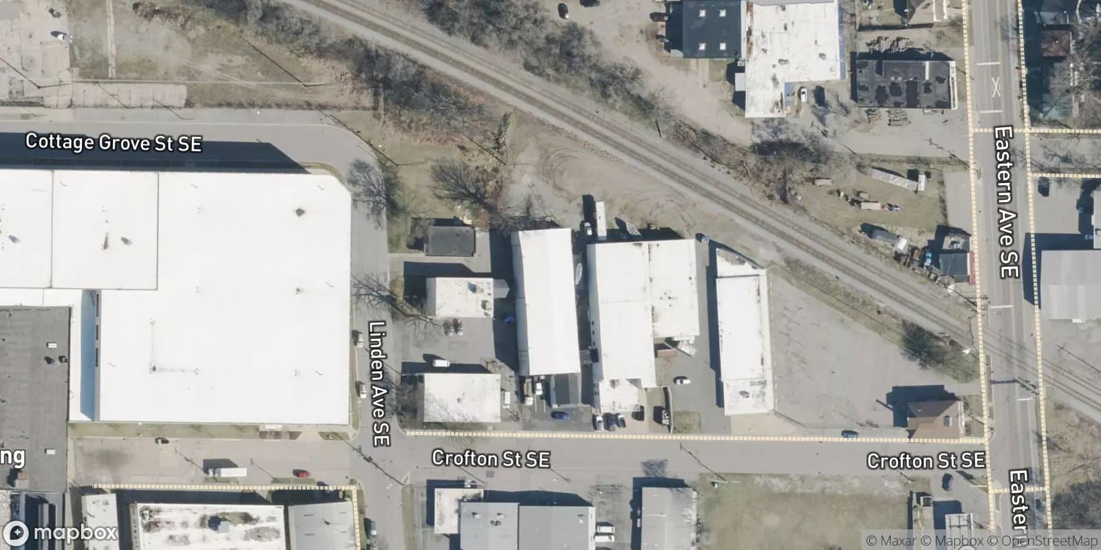 Oakdale Park Add, Amended Plat of Lots 9-13 and Lots 17-19, & the Vacated Protions of Lot B in Block 14 and the Vacated Protion of Cottage Grove Street S.E. — satellite view