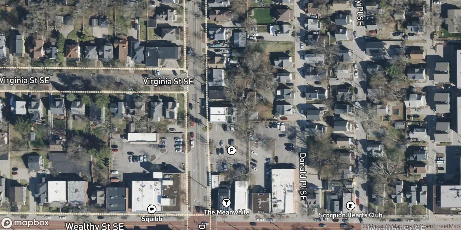 The Diamond Townhomes Condominium — satellite view