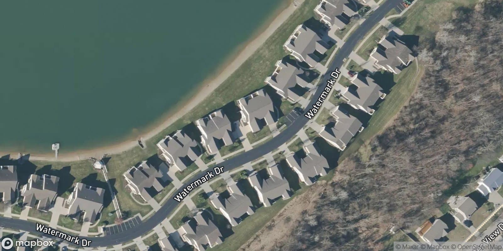 The Villas of Hidden Shores — satellite view
