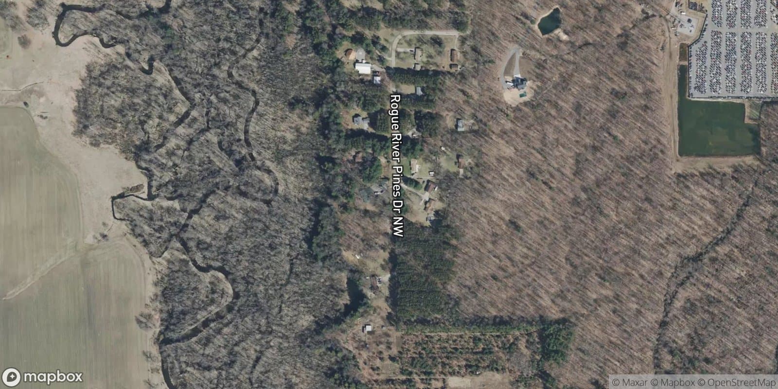 Rogue River Pines Condominiums — satellite view