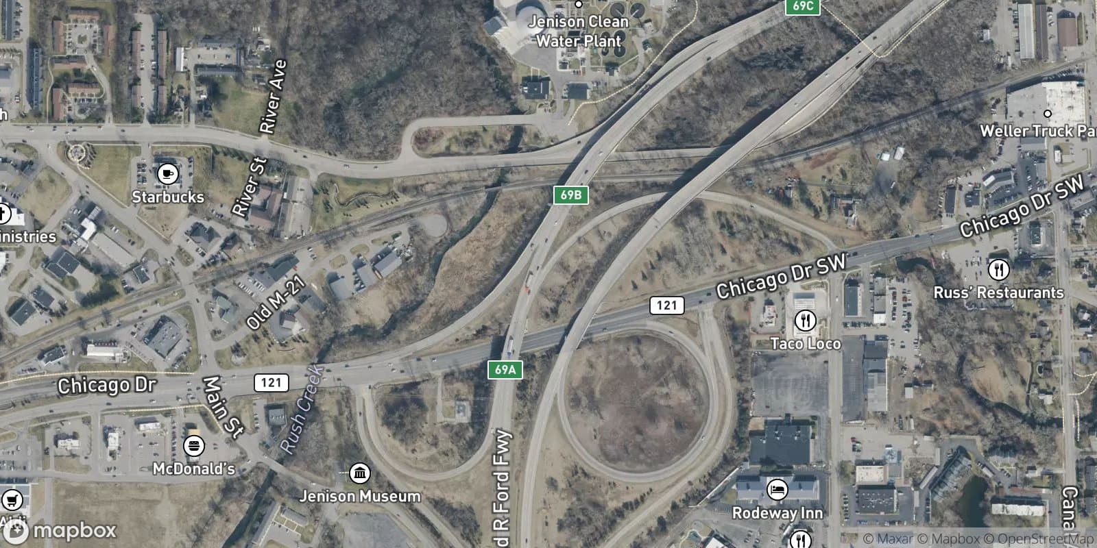 Jenison' S Chicago Drive Plat — satellite view