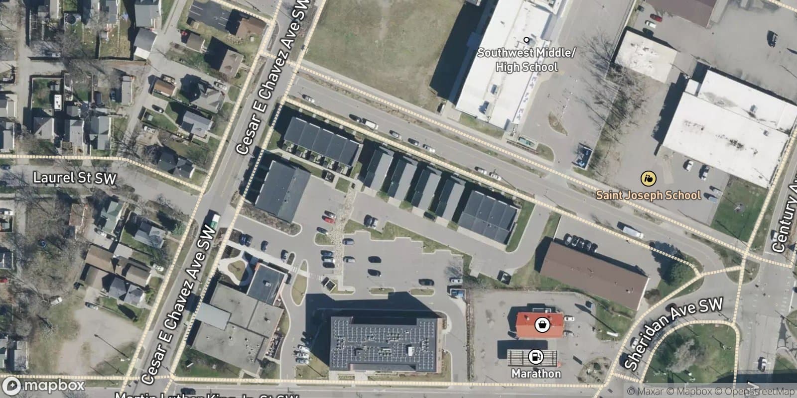 Plaza Roosevelt Homes — satellite view