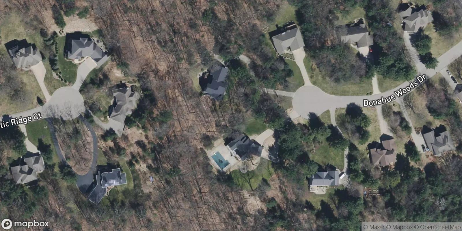 Majestic Ridge Estates — satellite view