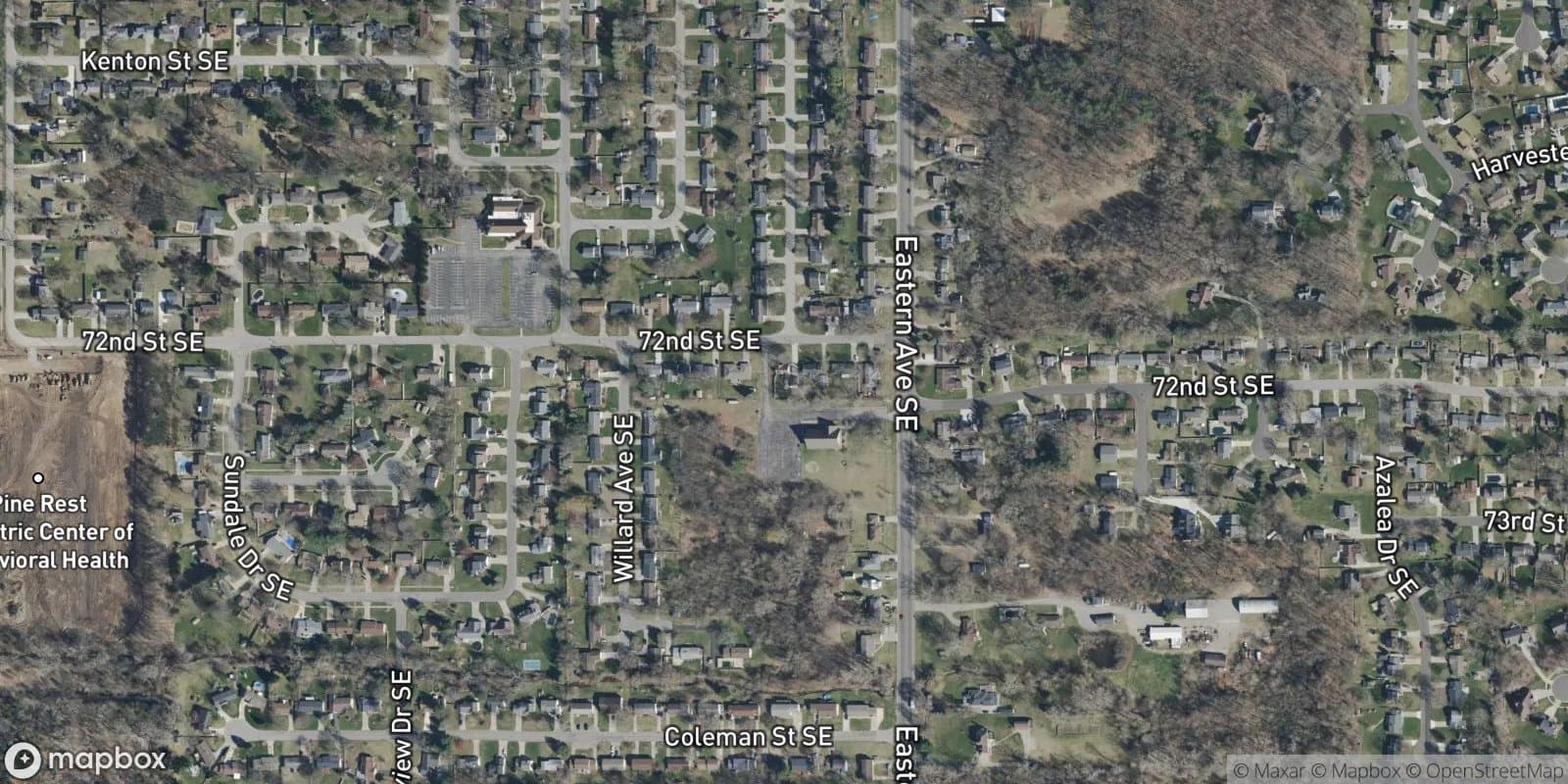 Poplar Howe — satellite view