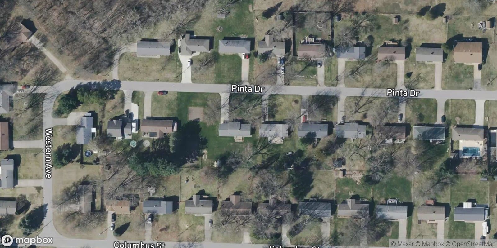 The Meadows — satellite view