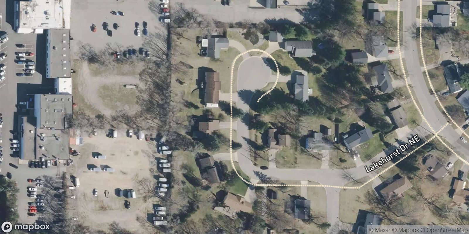 East Oakview Gardens — satellite view