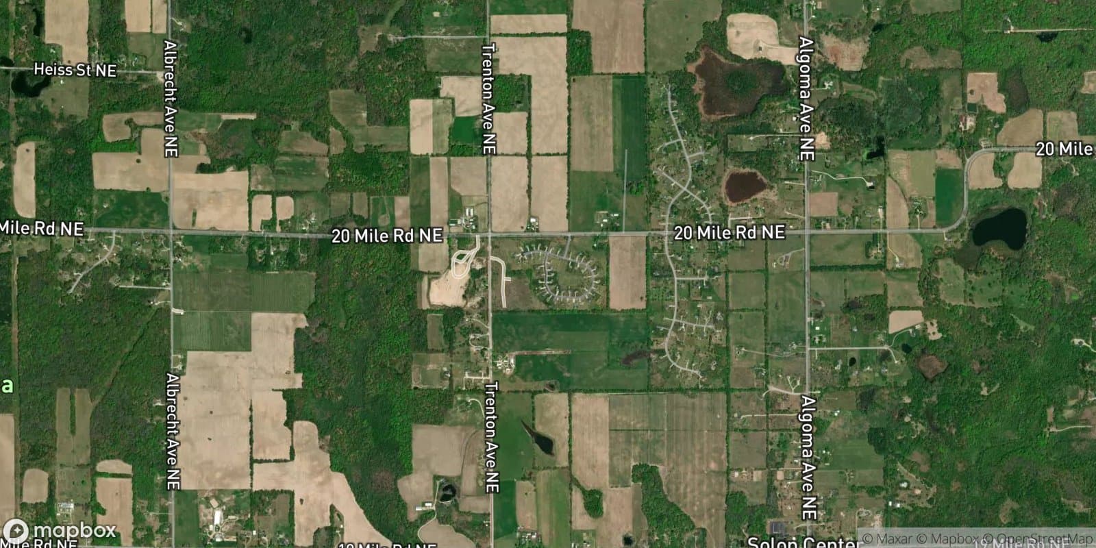 Trent Ridge — satellite view