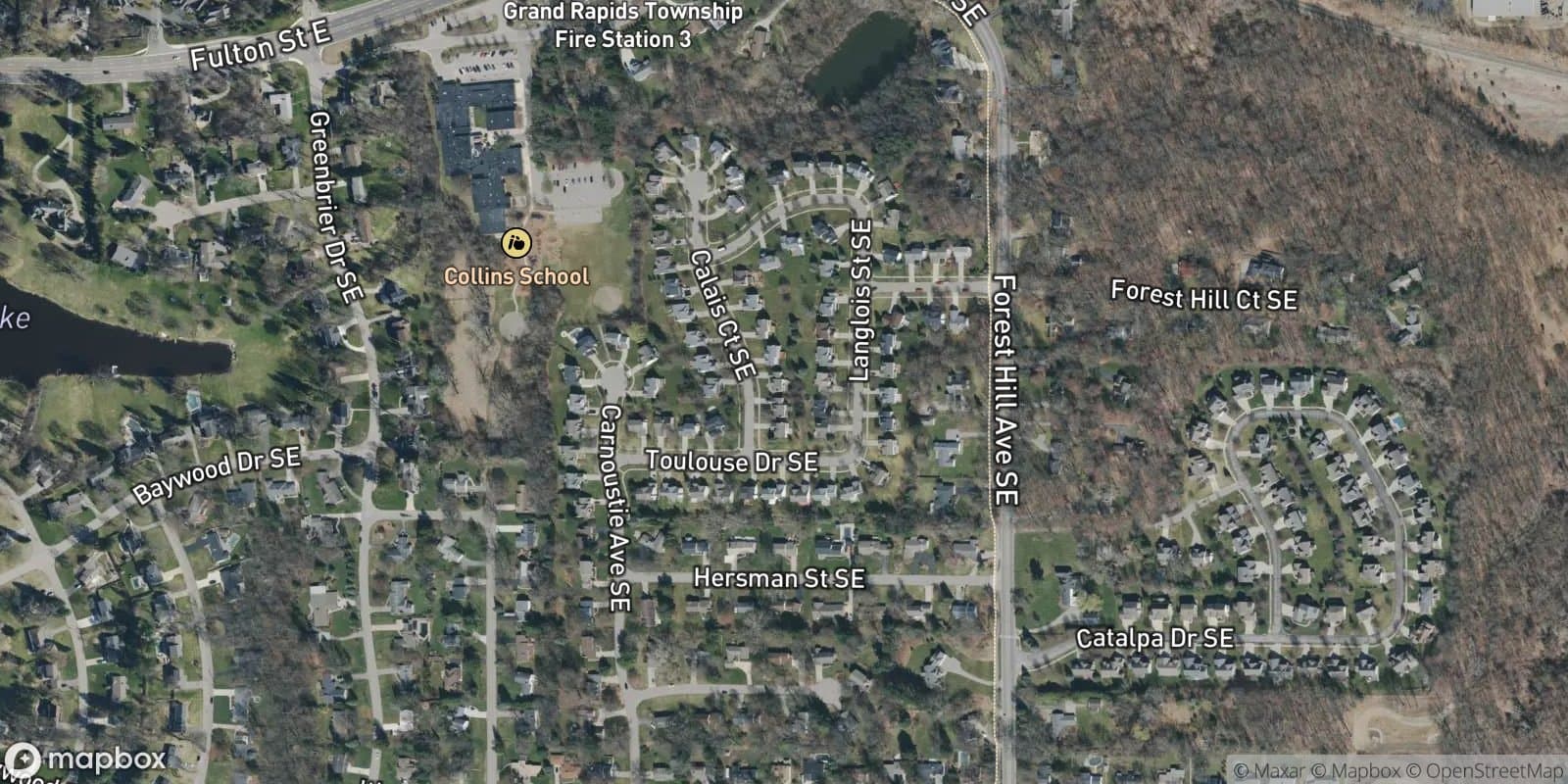 The Vineyard — satellite view