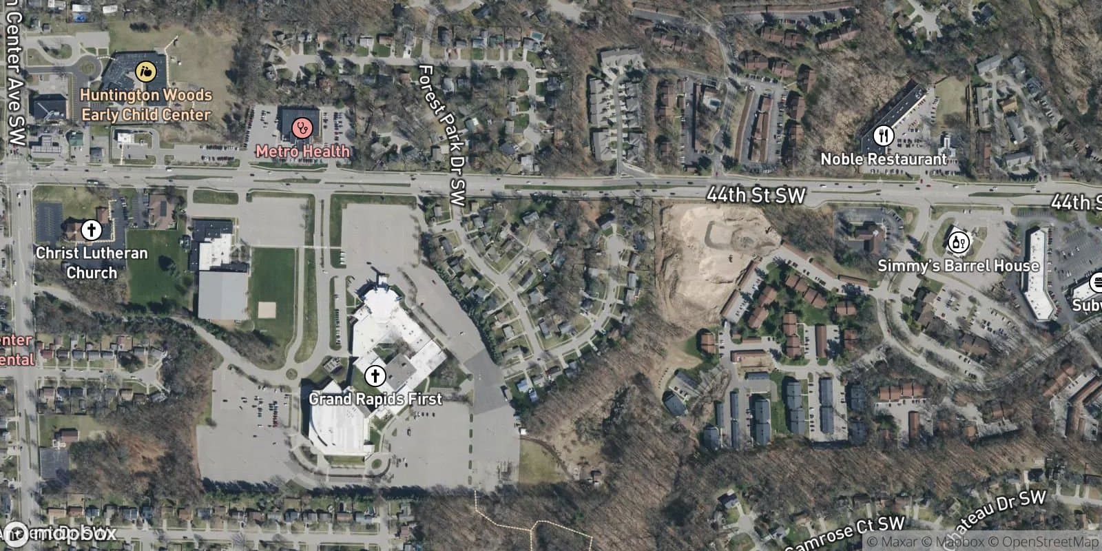 Ridgeview Estates — satellite view