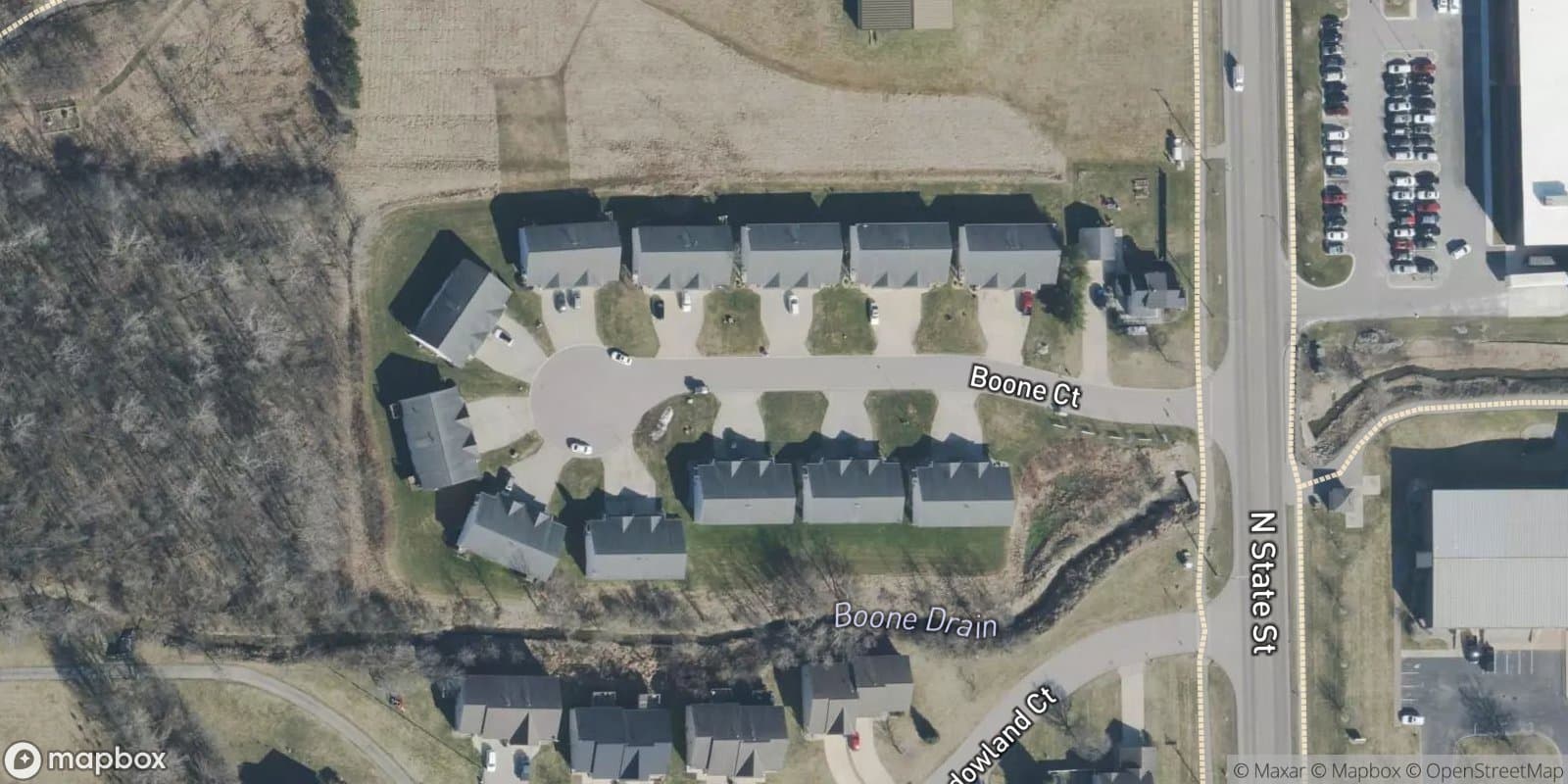Boone Creek Estates — satellite view