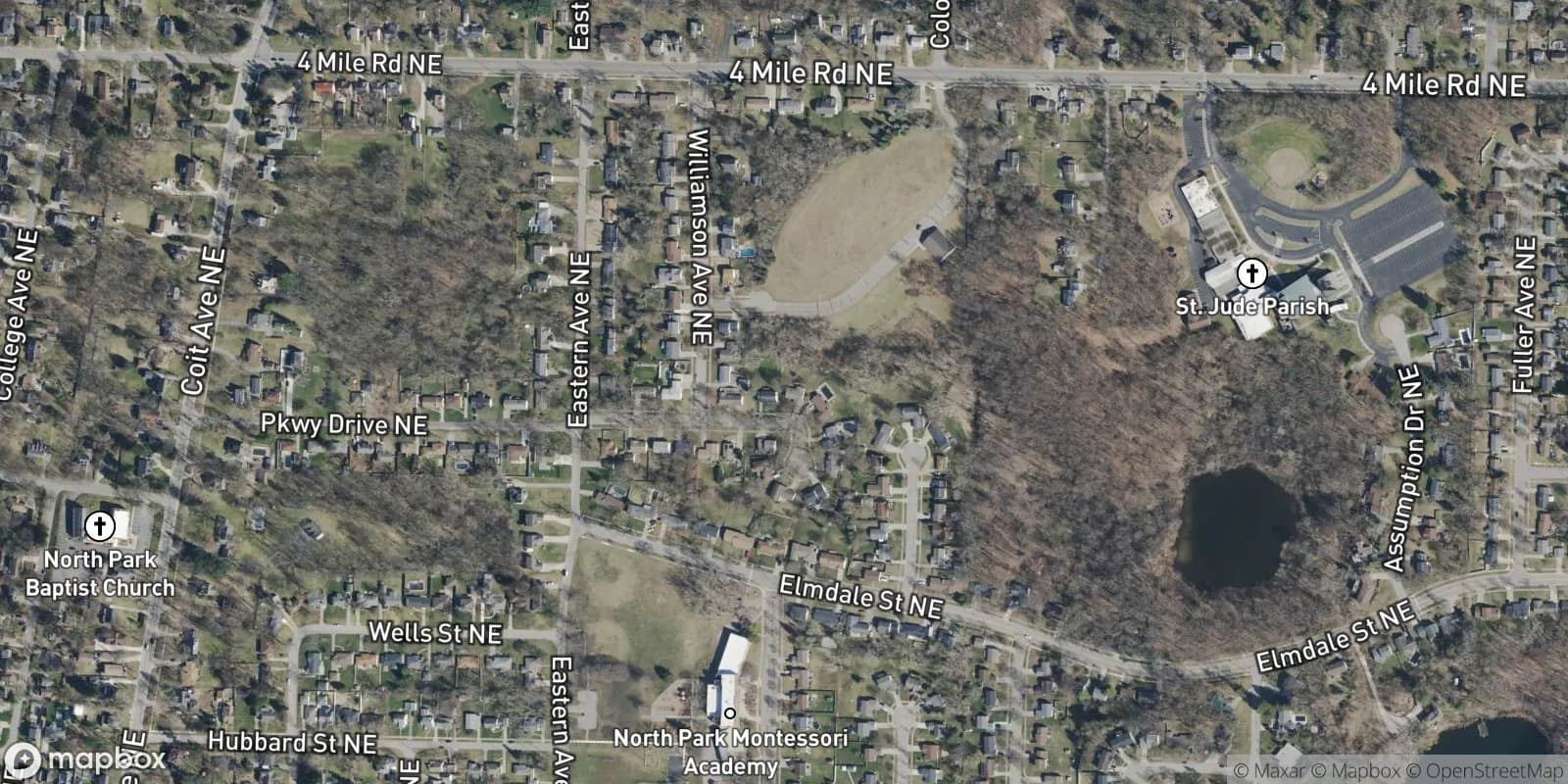 Vine Hill Plat — satellite view