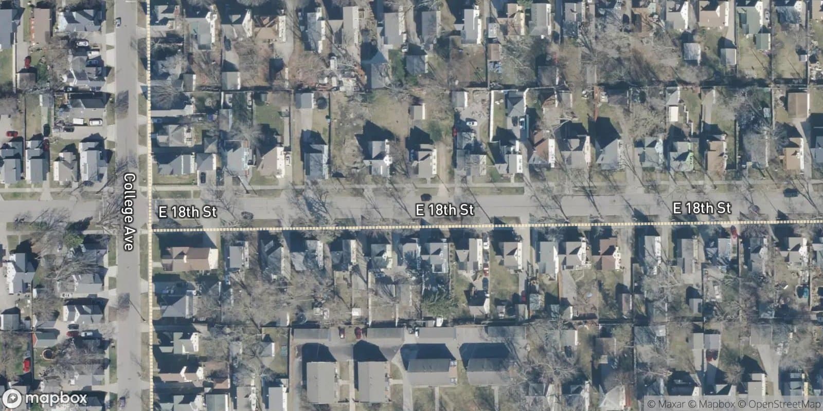 Cedar Flats Add — satellite view