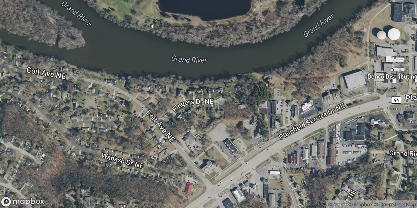 Fingers Plat — satellite view