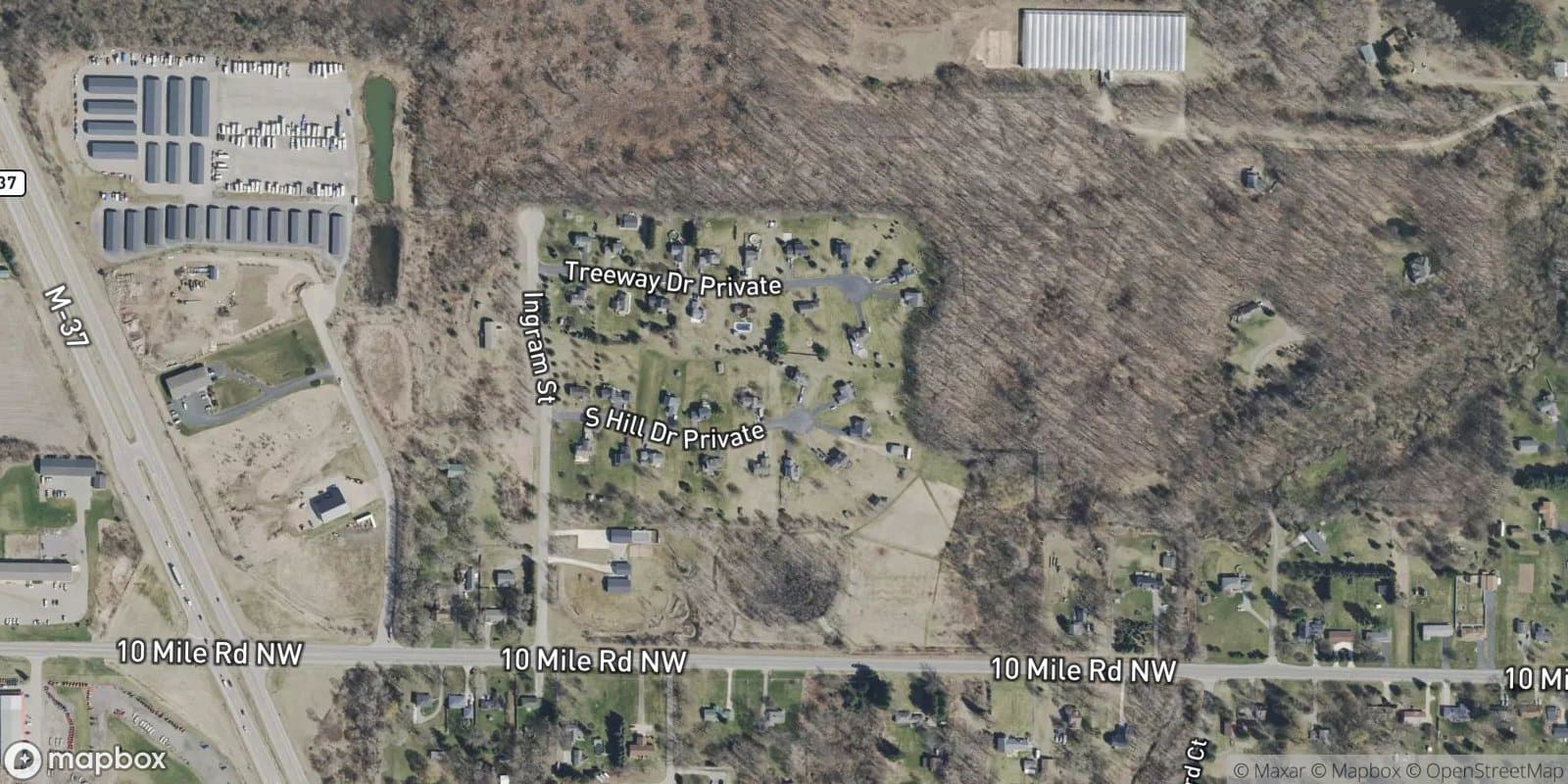 Ridgefield — satellite view