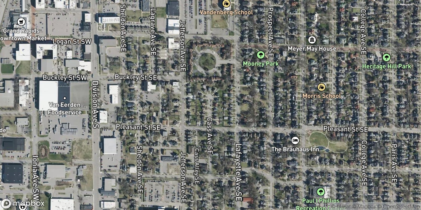 Heritage Parks — satellite view