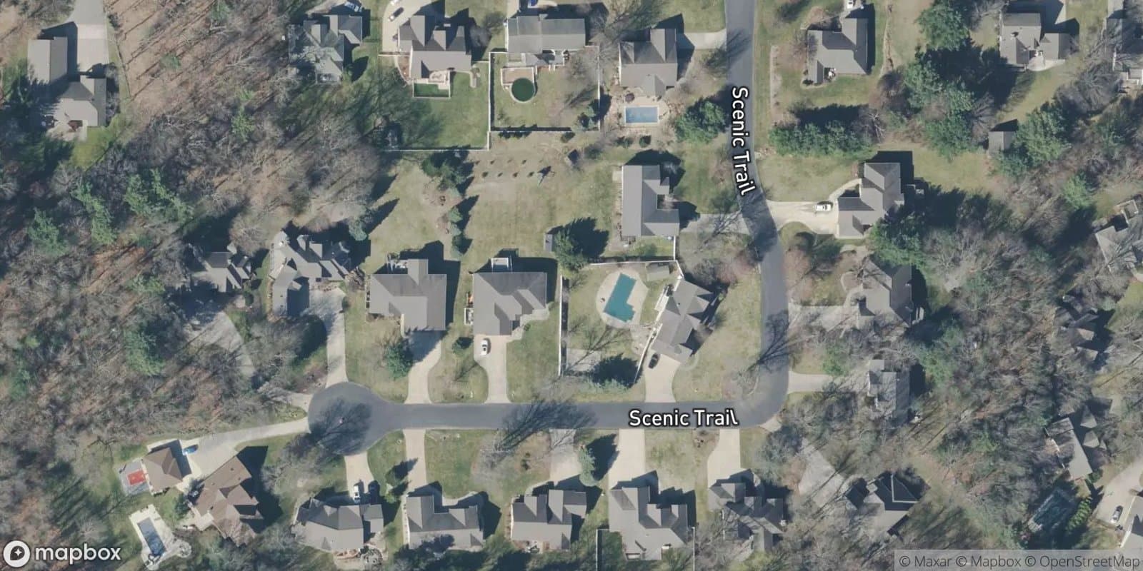 Scenic Woods West — satellite view