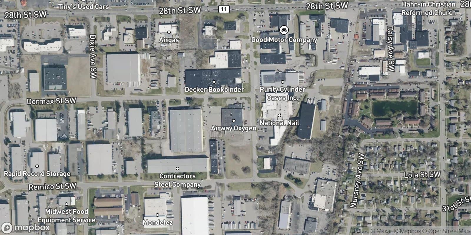 Grand Rapids Gravel Co. Industrial Park No.1 — satellite view