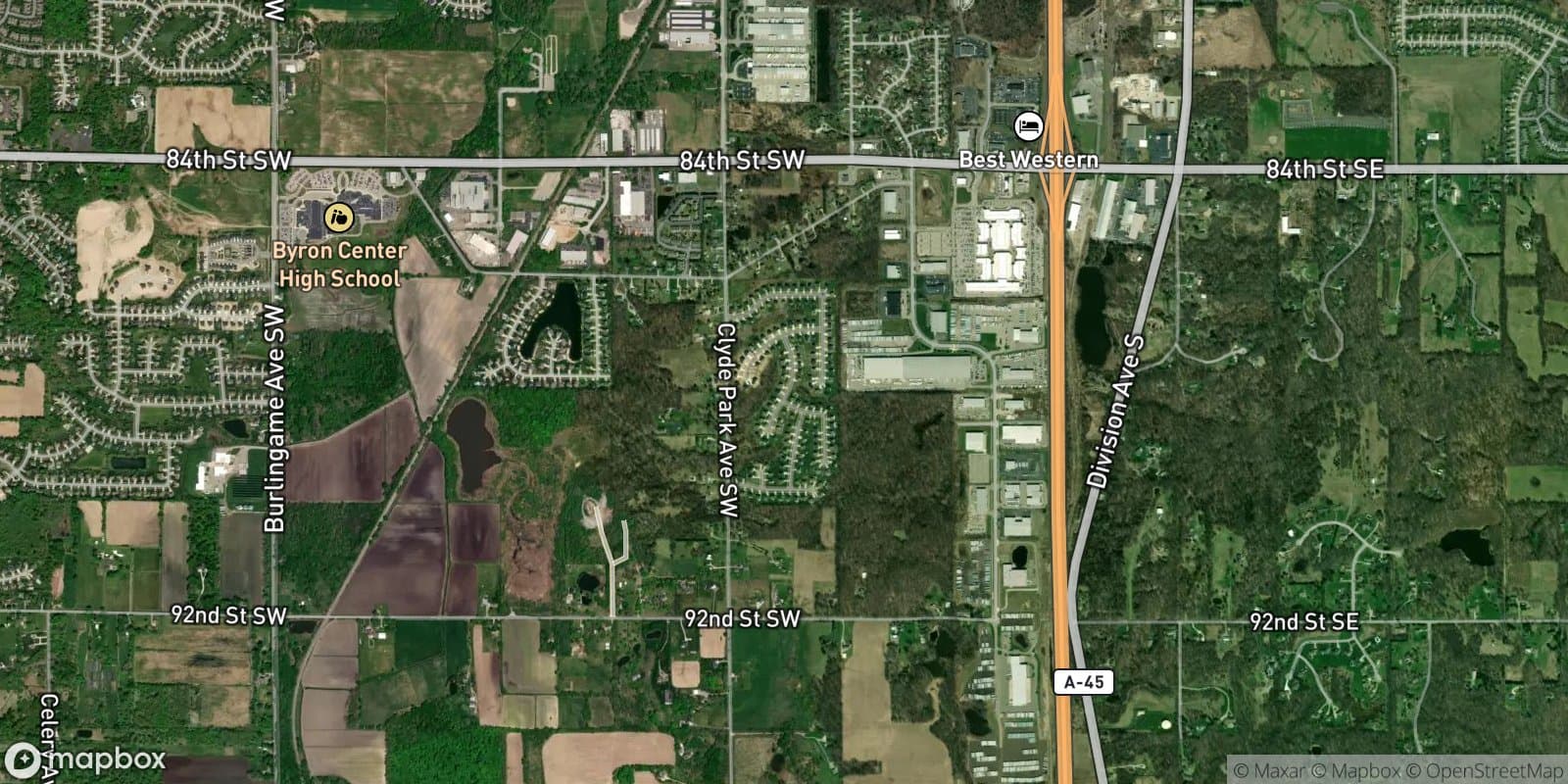 Stonegate of Byron Center — satellite view