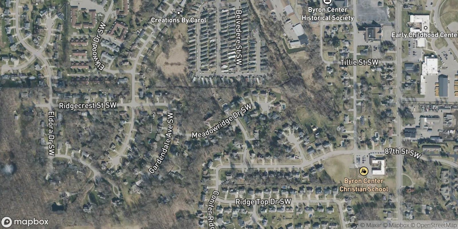 Woodmeadow Estates — satellite view