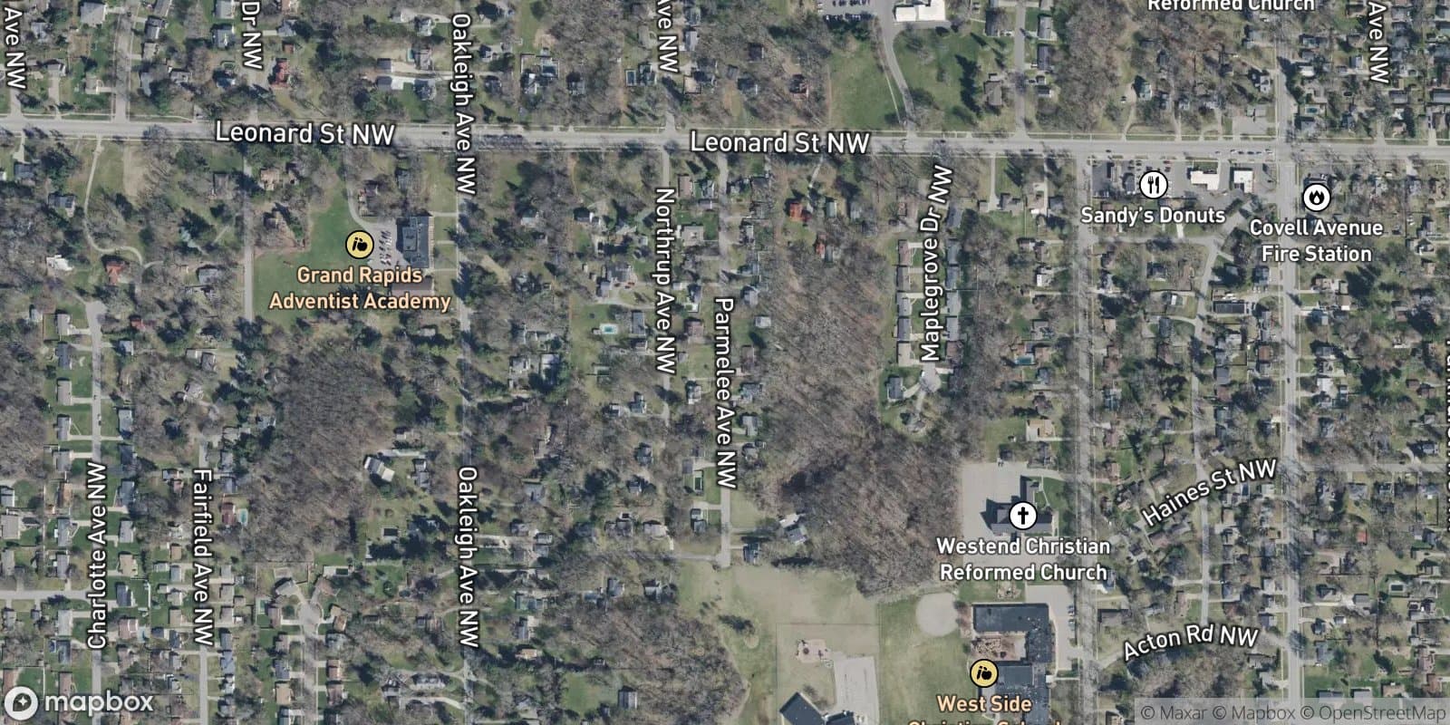 Cornell Plat — satellite view