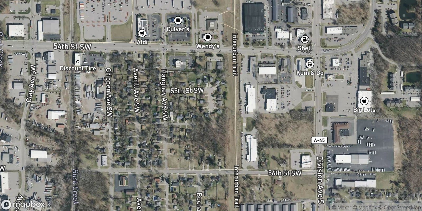 Wyoming Homesites — satellite view