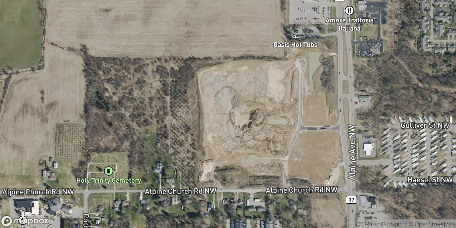 The Range at Alpine — satellite view