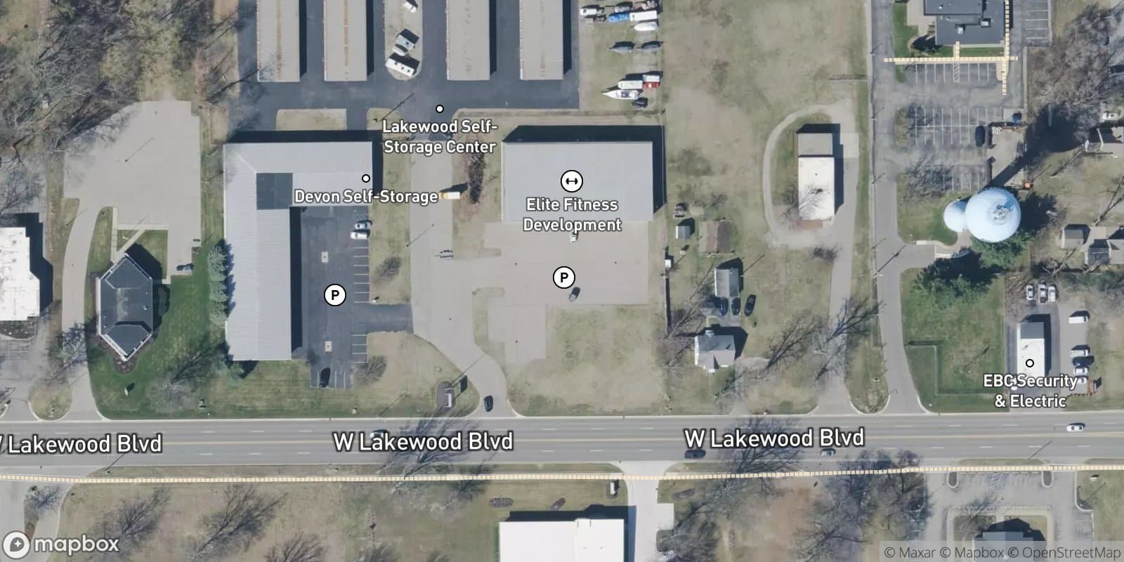 Lakewood II Business Condos — satellite view