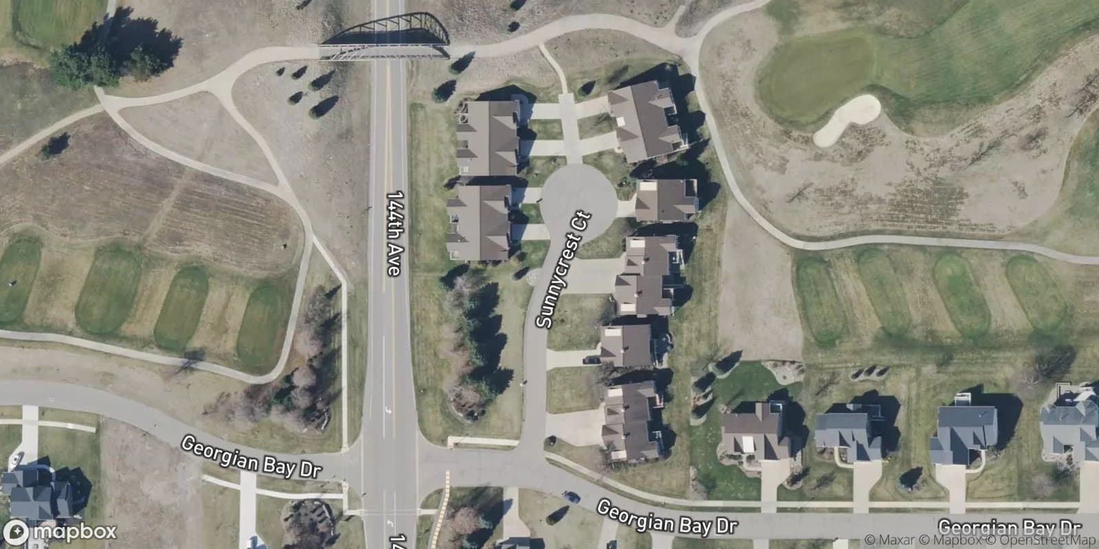 The Club Ten of Macatawa Legends — satellite view