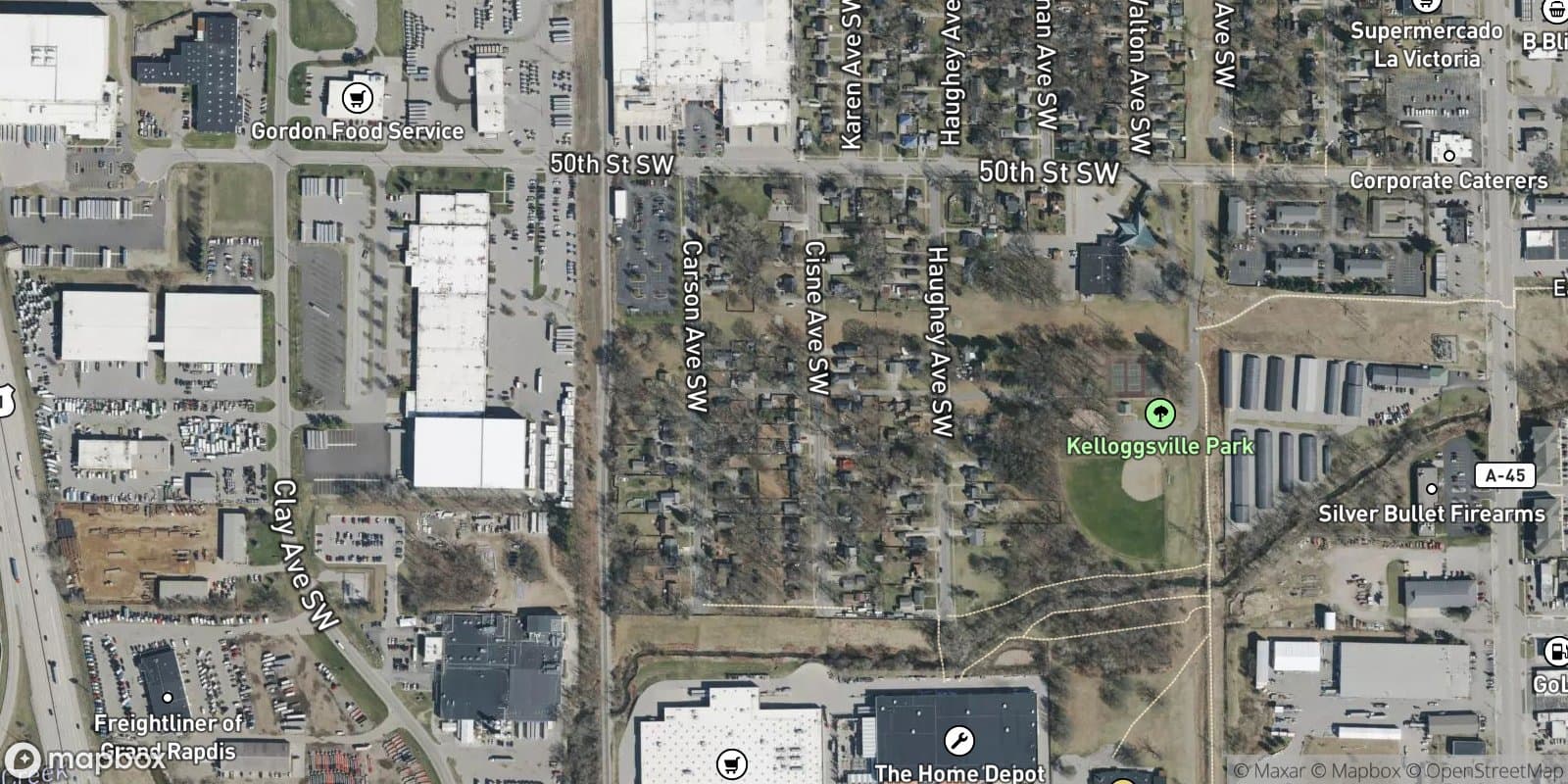 Oaklawn Plat — satellite view